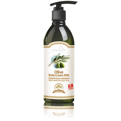 TianDe krémové telové mlieko Slnečné olivy 350g